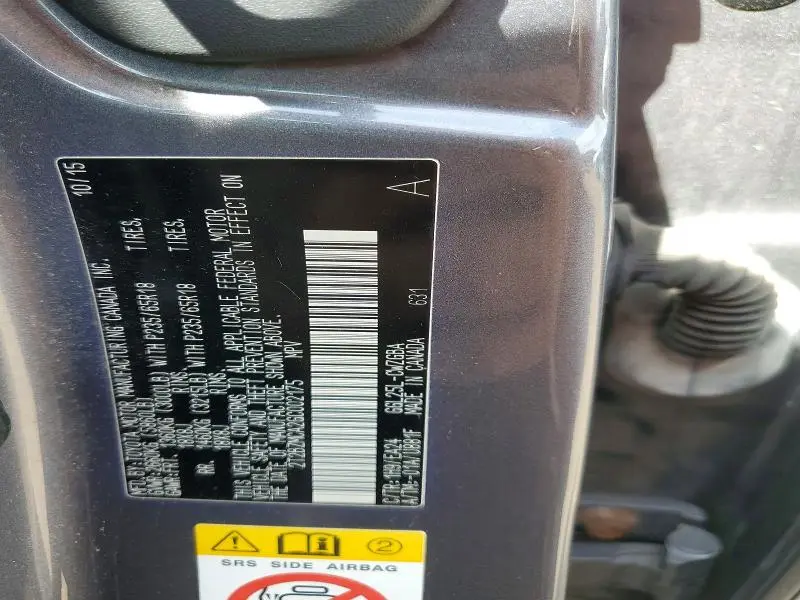 2016 LEXUS RX 350 BASE  