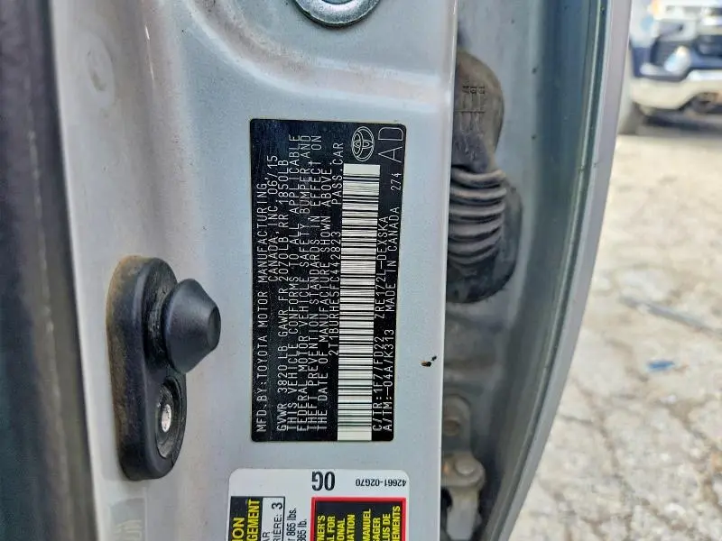 2015 TOYOTA COROLLA S  
