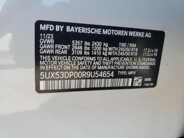 2024 BMW X3 XDRIVE30I  