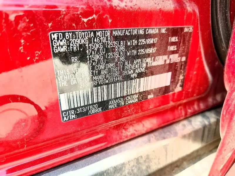 2025 TOYOTA RAV4 LE  