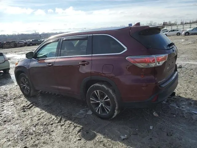 2016 TOYOTA HIGHLANDER XLE