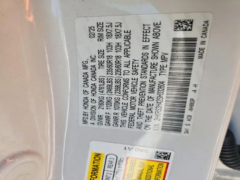 2025 HONDA CR-V EX  