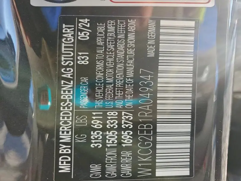 2024 MERCEDES-BENZ EQS SEDAN 450 4MATIC  