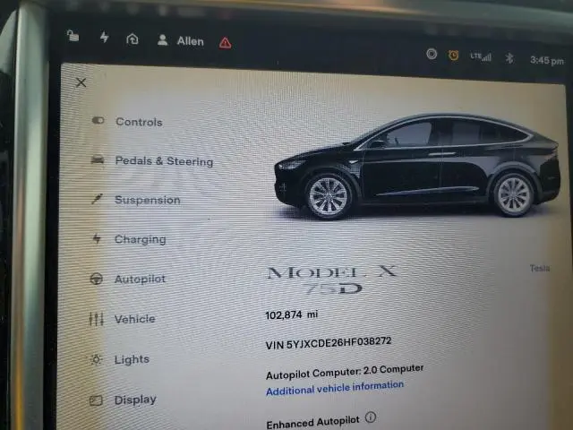2017 TESLA MODEL X   