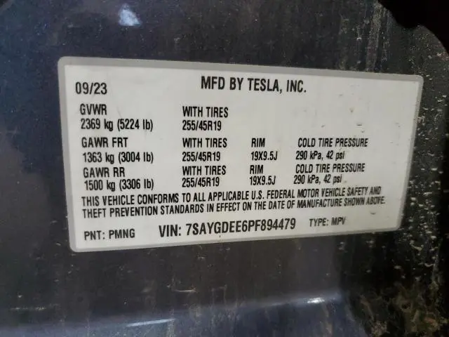 2023 TESLA MODEL Y   