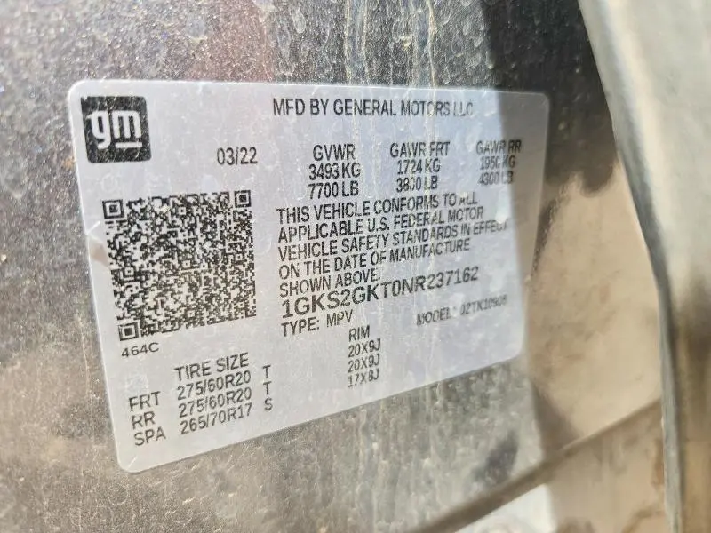 2022 GMC YUKON XL K1500 SLT  