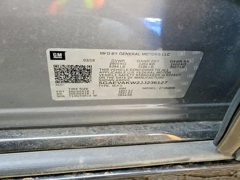 2018 BUICK ENCLAVE ESSENCE  