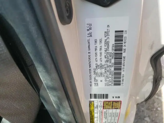 2022 TOYOTA TACOMA ACCESS CAB  