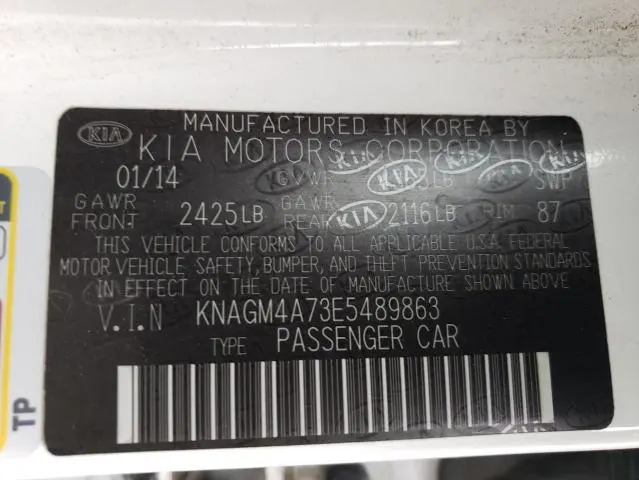 2014 KIA OPTIMA LX
