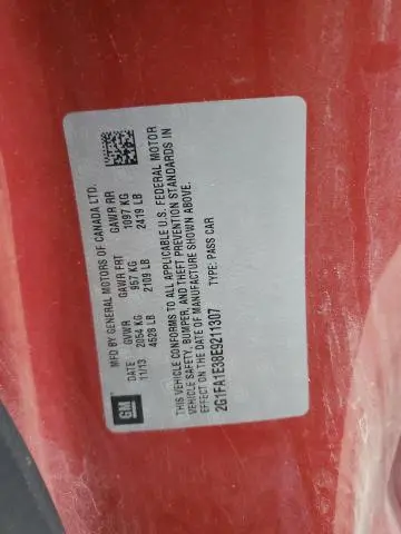 2014 CHEVROLET CAMARO LS  