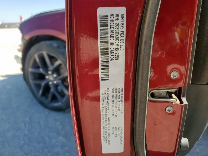 2021 DODGE CHARGER SXT  