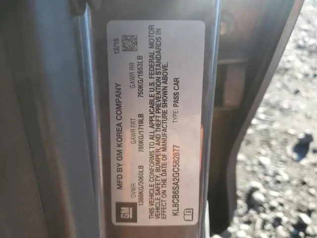 2016 CHEVROLET SPARK LS