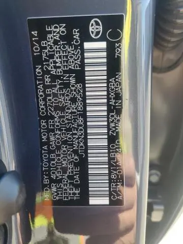 2015 TOYOTA PRIUS   