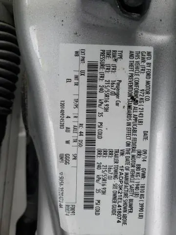 2014 FORD FOCUS SE  