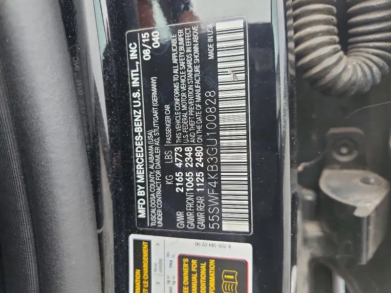 2016 MERCEDES-BENZ C 300 4MATIC  