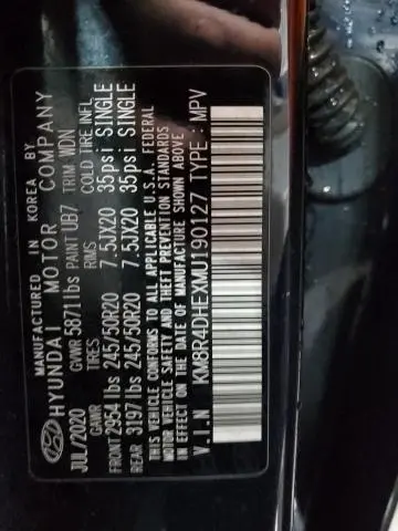 2021 HYUNDAI PALISADE SEL  