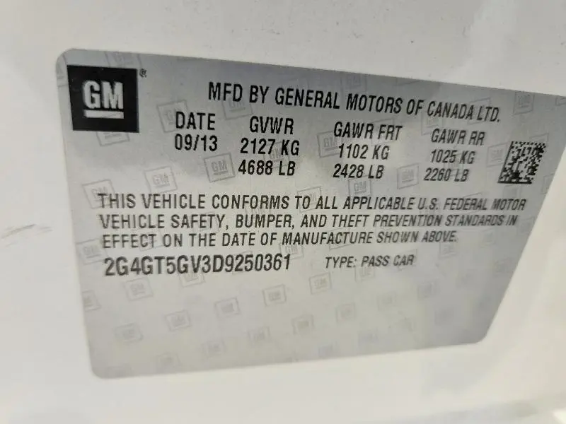 2013 BUICK REGAL PREMIUM  