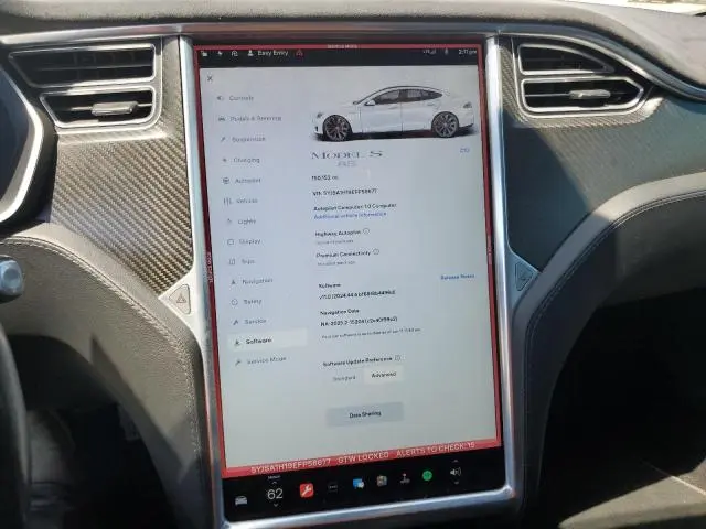 2014 TESLA MODEL S   