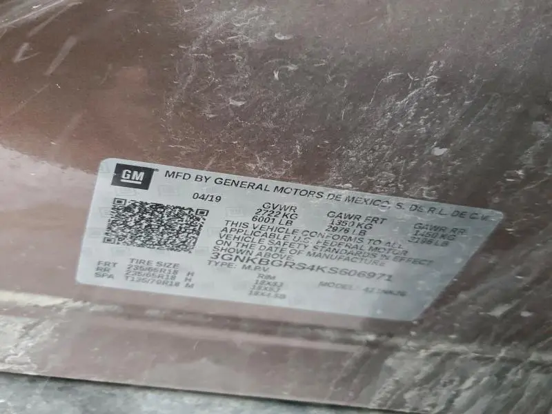 2019 CHEVROLET BLAZER 2LT  