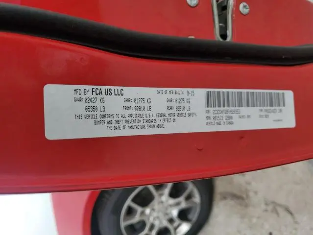 2015 DODGE CHARGER SE  