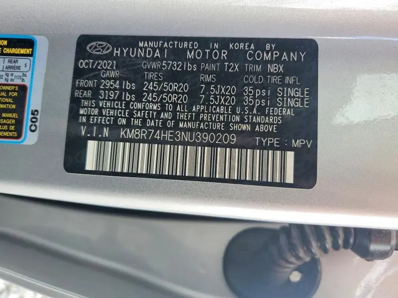 2022 HYUNDAI PALISADE CALLIGRAPHY  