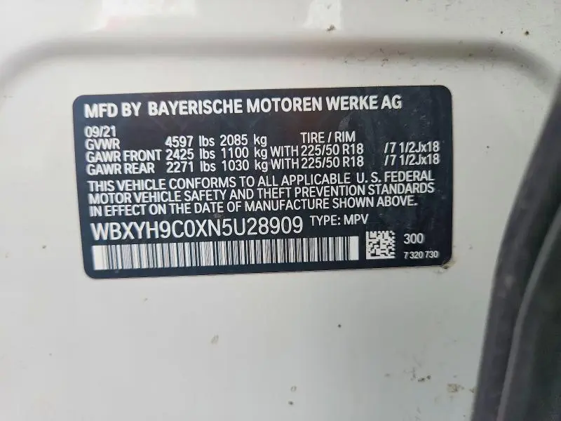 2022 BMW X2 SDRIVE28I  