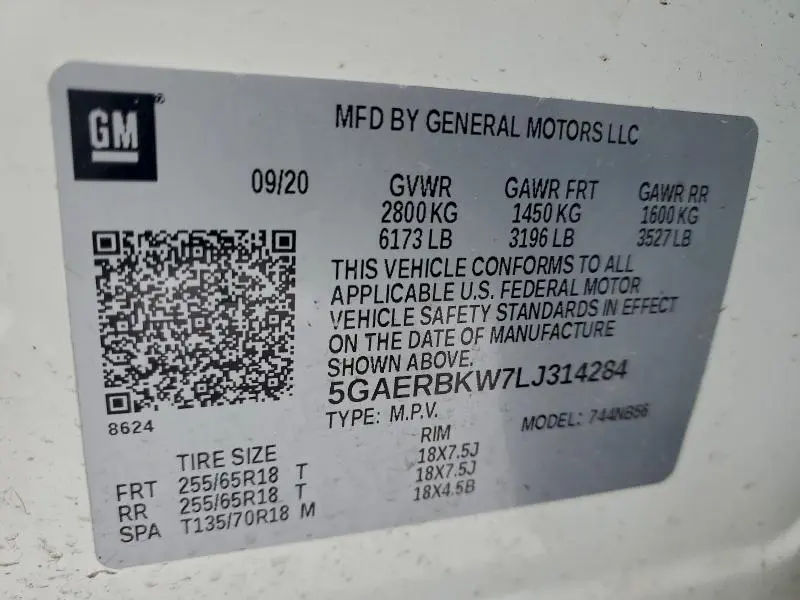 2020 BUICK ENCLAVE ESSENCE  