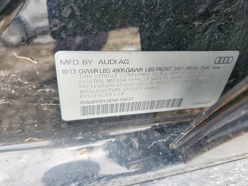2014 AUDI A4 PREMIUM PLUS  