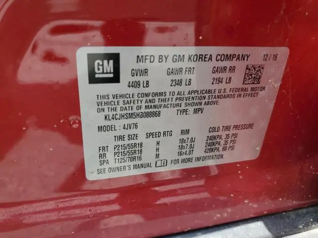 2017 BUICK ENCORE PREMIUM  