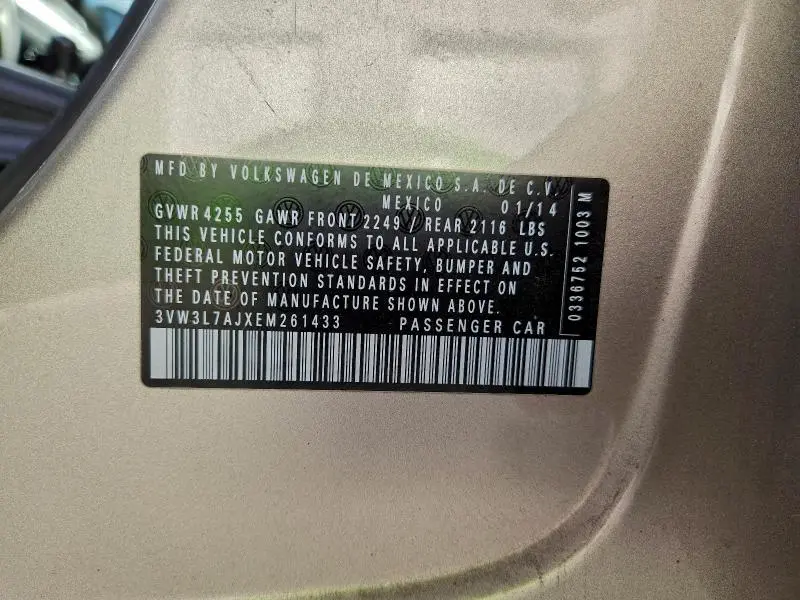 2014 VOLKSWAGEN JETTA TDI  