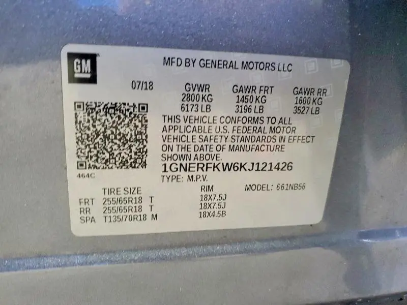 2019 CHEVROLET TRAVERSE LS  