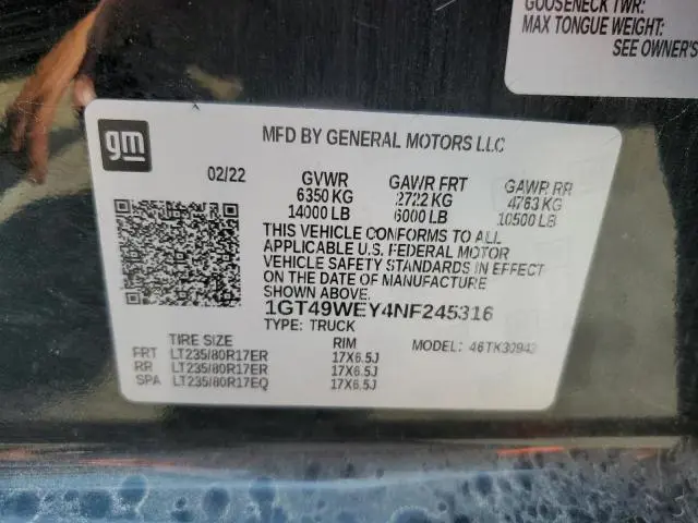 2022 GMC SIERRA K3500 DENALI  
