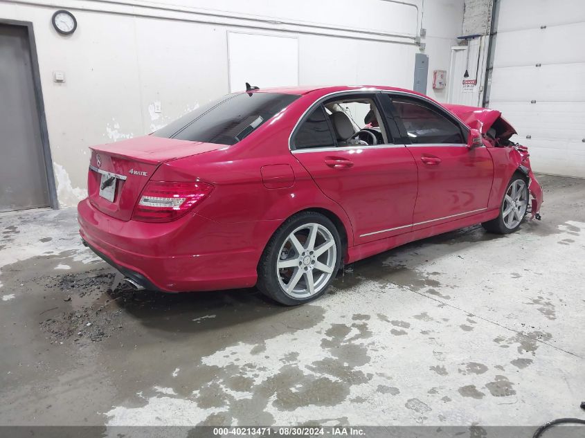 2014 MERCEDES-BENZ C 300 LUXURY 4MATIC/SPORT 4MATIC