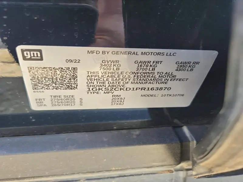 2023 GMC YUKON AT4  