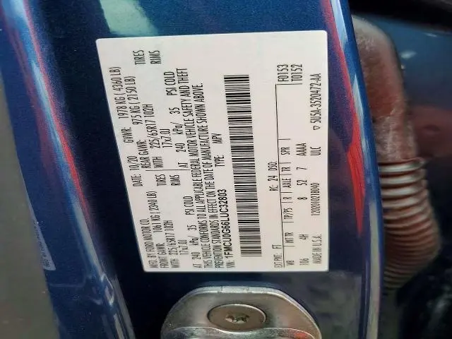 2020 FORD ESCAPE SE  