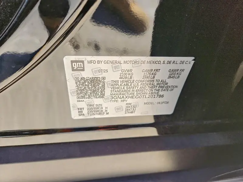 2026 CHEVROLET EQUINOX LT  