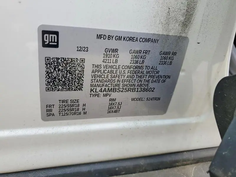 2024 BUICK ENCORE GX-PRI FLEET *PWR STEERING INOP*