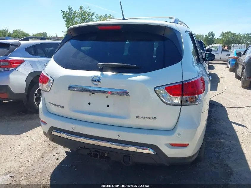 2015 NISSAN PATHFINDER PLATINUM