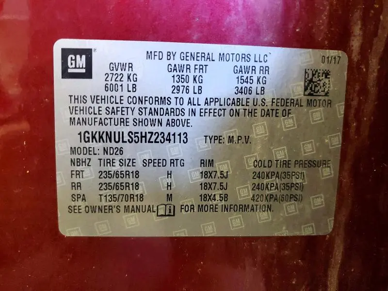 2017 GMC ACADIA SLT-1  