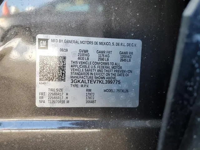 2019 GMC TERRAIN SLE