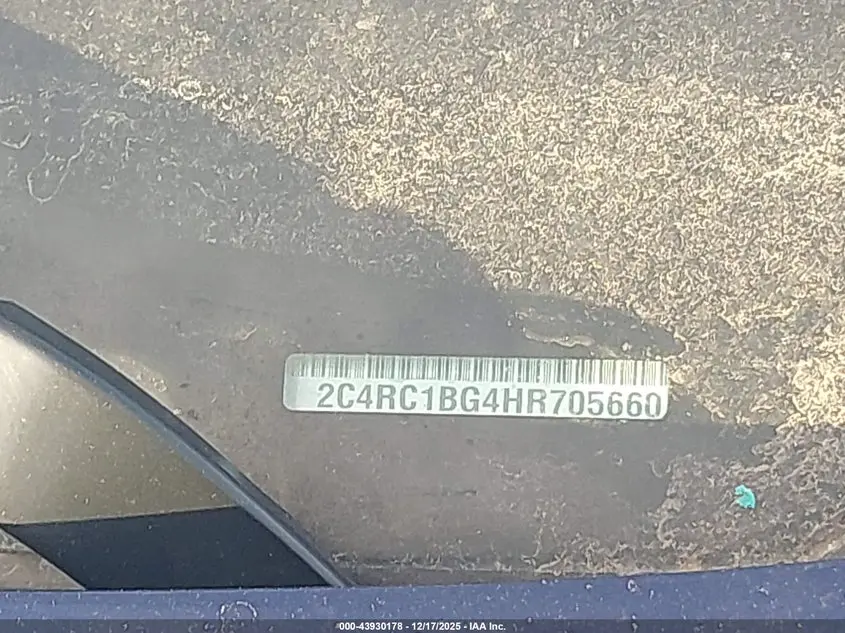 2017 CHRYSLER PACIFICA TOURING-L