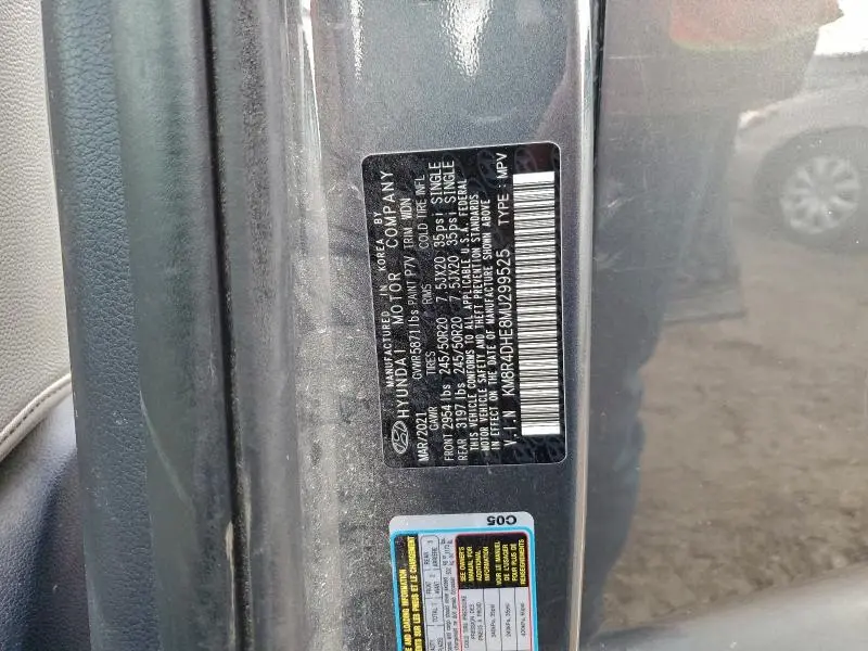 2021 HYUNDAI PALISADE SEL  