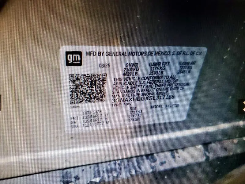 2025 CHEVROLET EQUINOX LT  