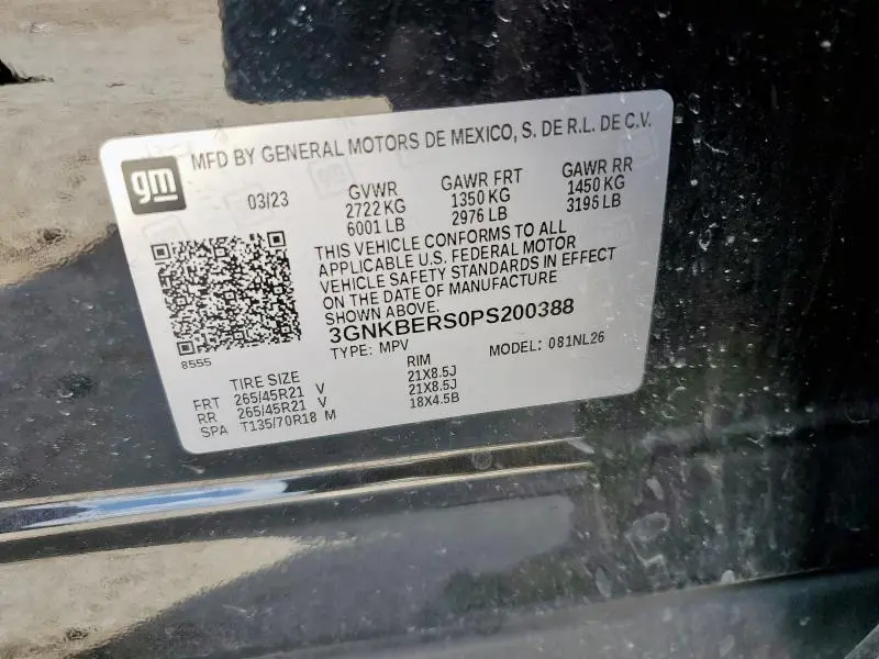 2023 CHEVROLET BLAZER RS  