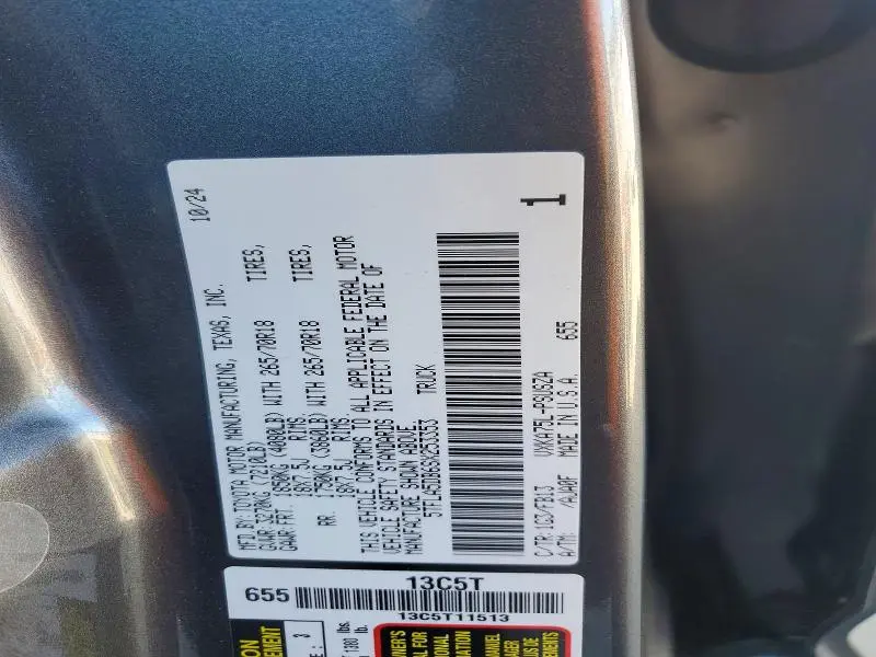 2025 TOYOTA TUNDRA SR5  