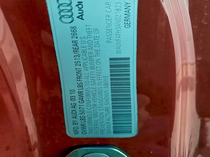 2010 AUDI A5 PRESTIGE  