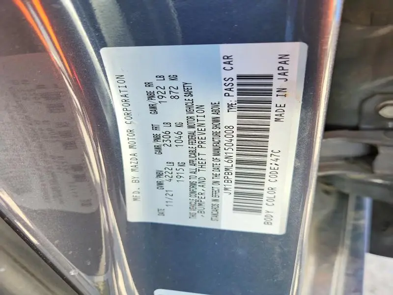 2022 MAZDA 3 PREMIUM  