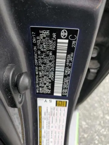 2017 TOYOTA PRIUS   