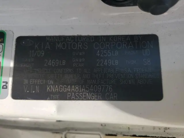 2010 KIA OPTIMA LX  