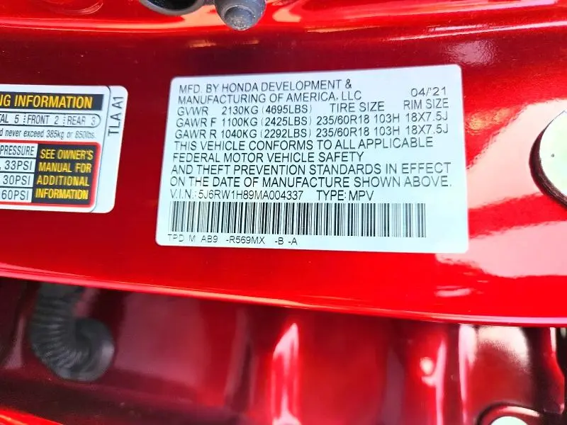 2021 HONDA CR-V EXL  